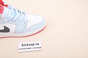 Nike Air Jordan 1 Mid Half Blue Polka Dot Swoosh (GS) 555112-400 - 5