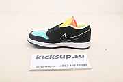 Nike Air Jordan 1 Low Black Aurora Green Laser Orange CK3022-013 - 4