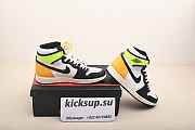 Nike Air Jordan 1 Retro High White Black Volt University Gold555088-118 - 4