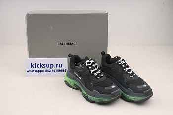 Ba1enc1aga Triple S Black Yellow Fluo STYLE 541624 W09ON 1047